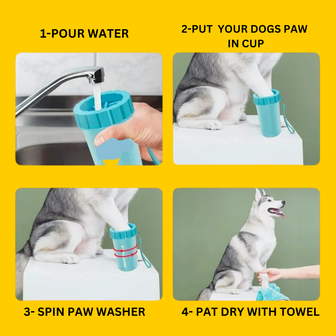 The Happy Paws Bundle: Paw Cleaner + Water-proof Shoes